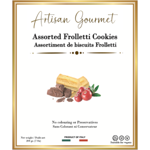 Artisan Gourmet assorted Frolletti cookies 200 gr.,