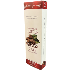 AGC50CL Artisan Gourmet Colombian coffee 50 gr.,
Medium Roast coffee Makes an 8-10 cup pot of coffee