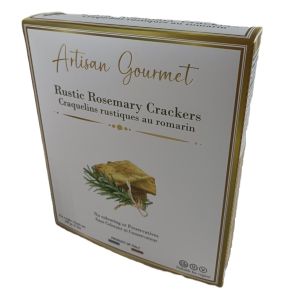 Artisan Gourmet rustic rosemary crackers 200 gr.,