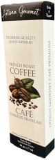 Artisan Gourmet French Roast coffee 50 gr., 24/cs Dark Roast Coffee Makes an 8-10 cup pot of coffee
